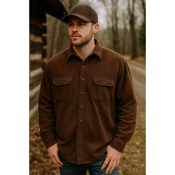 C.E. Schmidt Workwear Schaket 2XT Brown Button Down Flannel Heavyweight Outdoor - Picture 1 of 7